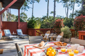Hâvre de paix sous les pins, au coeur des Abatilles, avec sa superbe terrasse